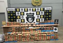 Carga de 300 kg de maconha vinda da Colômbia é apreendida em Manaus