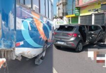 Homem morre em acidente de carro na Alameda Alphaville, em Manaus
