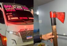 Briga entre motoristas de ônibus e micro-ônibus com machadinha causa confusão e mobiliza polícia na Djalma Batista, em Manaus; Veja Vídeos