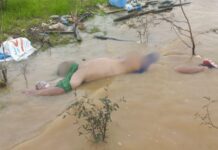 Corpo com sinais de mutilação é encontrado em área alagada no Amazonas