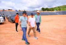 Prefeito David Almeida acompanha avanço de 75% do primeiro núcleo do novo aterro sanitário e destaca solução histórica para resíduos sólidos em Manaus