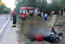Motociclista morre após colisão com carro na BR-174, no AM