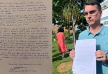 Jair Bolsonaro confirma em carta pré-candidatura do filho Flávio à Presidência em 2026