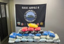 Comandante de embarcação é preso com 40 kg de drogas durante fiscalização no Amazonas