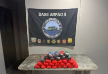 Polícia apreende 15 kg de drogas escondidas entre garrafões de água em ferry boat no AM