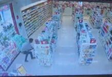 VÍDEO: Homem é preso ao tentar furtar drogaria na avenida Djalma Batista, em Manaus