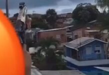 VÍDEO: trio é preso na Compensa após ação policial; suspeito flagrado atirando com fuzil consegue fugir