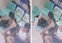 VÍDEO: Mulher é flagrada furtando celular em posto de saúde no AM