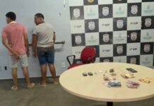 Polícia prende dois suspeitos por tráfico de drogas no bairro Educandos, em Manaus