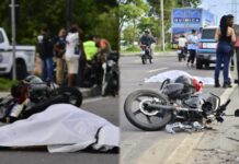 Mulher perde a vida em grave acidente na Avenida das Torres em Manaus