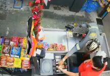VÍDEO: dupla assalta supermercado na zona leste de Manaus e foge de moto