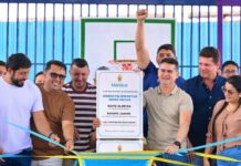 David Almeida inaugura ginásio poliesportivo na zona Leste de Manaus