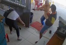 Veja Vídeo: Feminicídio termina em morte de suspeito durante fuga