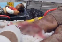 VÍDEO! Homem é preso após surto e ataque com facão contra familiares no interior do AM