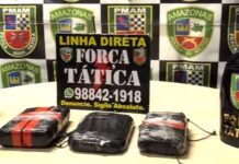Força Tática apreende três quilos de drogas em embarcação no Porto de Manaus