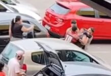 VÍDEO: seis pessoas são presas após suposto sequestro em estacionamento na Zona Leste de Manaus