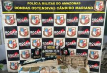 Denúncia anônima leva à prisão de jovem por tráfico de drogas e posse de arma em Manaus