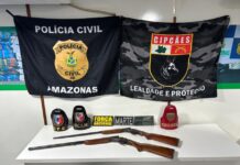 Base Arpão 3 captura homem armado após de tentar matar mulher em comunidade de Barcelos no Am