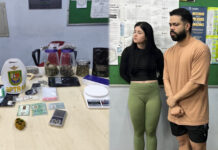 DELIVERY DO CRIME: Casal é preso no Dom Pedro enquanto entregava maconha em Bag