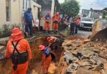 Prefeitura de Manaus realiza obra emergencial no bairro São Francisco após chuvas intensas
