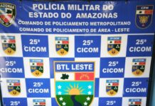 Incursão da PM resulta em apreensão de arma falsa e munições no Armando Mendes na zona leste de Manaus