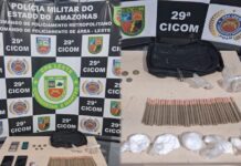 Dois homens são detidos com entorpecentes durante patrulhamento o Mauzinho na zona leste de Manaus