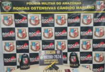 Rocam apreende arma, drogas e munições durante ação no bairro Ouro Verde na zona leste de Manaus
