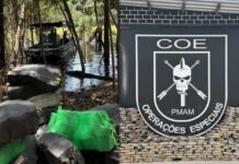 Forças de segurança apreendem mais de uma tonelada de drogas no Rio Negro após ação contra pirataria