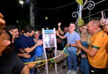 David Almeida entrega ecoponto, ecobarreira e revitaliza ponte histórica na Zona Sul de Manaus