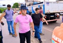 David Almeida anuncia ampliação da ‘Operação Asfalta Manaus’ para mil toneladas diárias