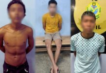Trio é detido com dinheiro e arma após crime brutal em Tabatinga no interior do AM