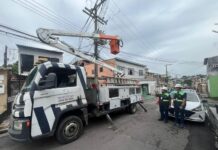 Prefeitura de Manaus amplia potência da iluminação pública no bairro São Francisco