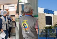 Tribunal de Contas do Estado do Amazonas realiza blitz e fiscaliza merenda em 10 escolas estaduais de Manaus