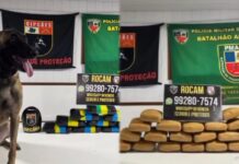 Mulher é presa com 15 kg de cocaína avaliada em mais de R$ 1 milhão durante abordagem no Rio Solimões