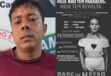 Homem é preso por feminicídio após matar companheira com golpe de faca em Carauari no interior do Amazonas