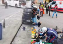 Motociclista fica ferido após colidir com ônibus do transporte coletivo na zona norte de Manaus