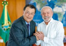 Eduardo Braga se reúne com presidente Lula para destravar obras e benefícios sociais no Amazonas