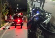 Motociclista de 19 anos morre em acidente após tentativa de ultrapassagem terminar em colisão na zona sul de Manaus