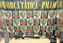 Força Tática apreende rifle após suspeitos fugirem durante patrulhamento na zona sul de Manaus