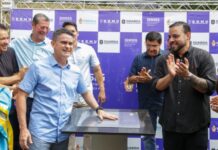 David Almeida lança pedra fundamental de academia para formação da Guarda Municipal em Manaus