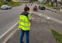 Prefeitura de Manaus realiza contagem de veículos na Avenida das Torres para planejar nova travessia de pedestres