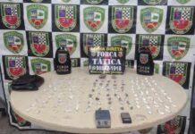 Força Tática apreende mais de 140 trouxinhas de drogas na zona norte de Manaus