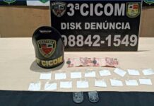 PM apreende cocaína e prende suspeito no bairro Petrópolis em Manaus