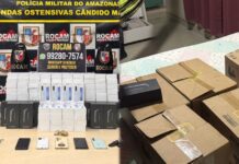 PM recupera carga de celulares e prende trio por furto e receptação em Manaus