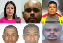 Polícia divulga imagens de seis procurados por morte de PM em Tefé no interior do AM