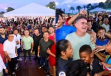 David Almeida entrega no bairro Colônia Antônio Aleixo 36° complexo esportivo e amplia estrutura de esporte e lazer na zona Leste
