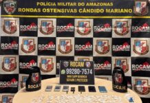 ROCAM prende suspeito com mais de 170 porções de drogas na zona sul de Manaus