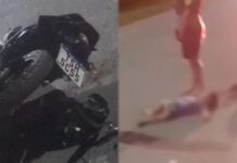 Acidente na AM-010 entre moto e carreta, mata pai e deixa filho em estado grave