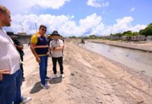 David Almeida vistoria obras no Igarapé do Mindu e destaca redução de alagamentos na Zona Leste de Manaus