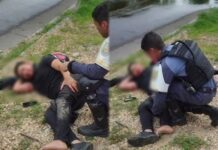 Motociclista cai de viaduto ao tentar fugir de blitz e fica ferido em Manaus